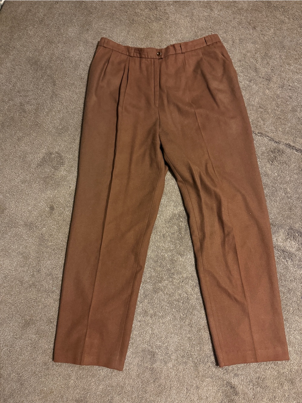 Givenchy Brown Straight-Leg Women's Trousers 32”